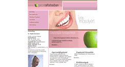 Desktop Screenshot of fogaszataltatasban.hu